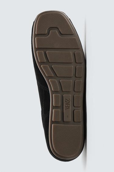 ULTRA-THIN SOLE LEATHER TRAINERS - Black by Zara - Image 7