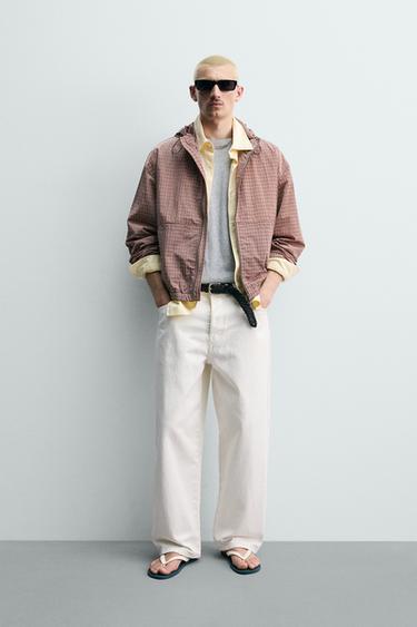 CAZADORA TÉCNICA ESTRUCTURA - Gris topo de Zara - Imagen 0