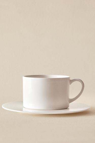 BONE CHINA TEACUP - White by Zara - Image 5