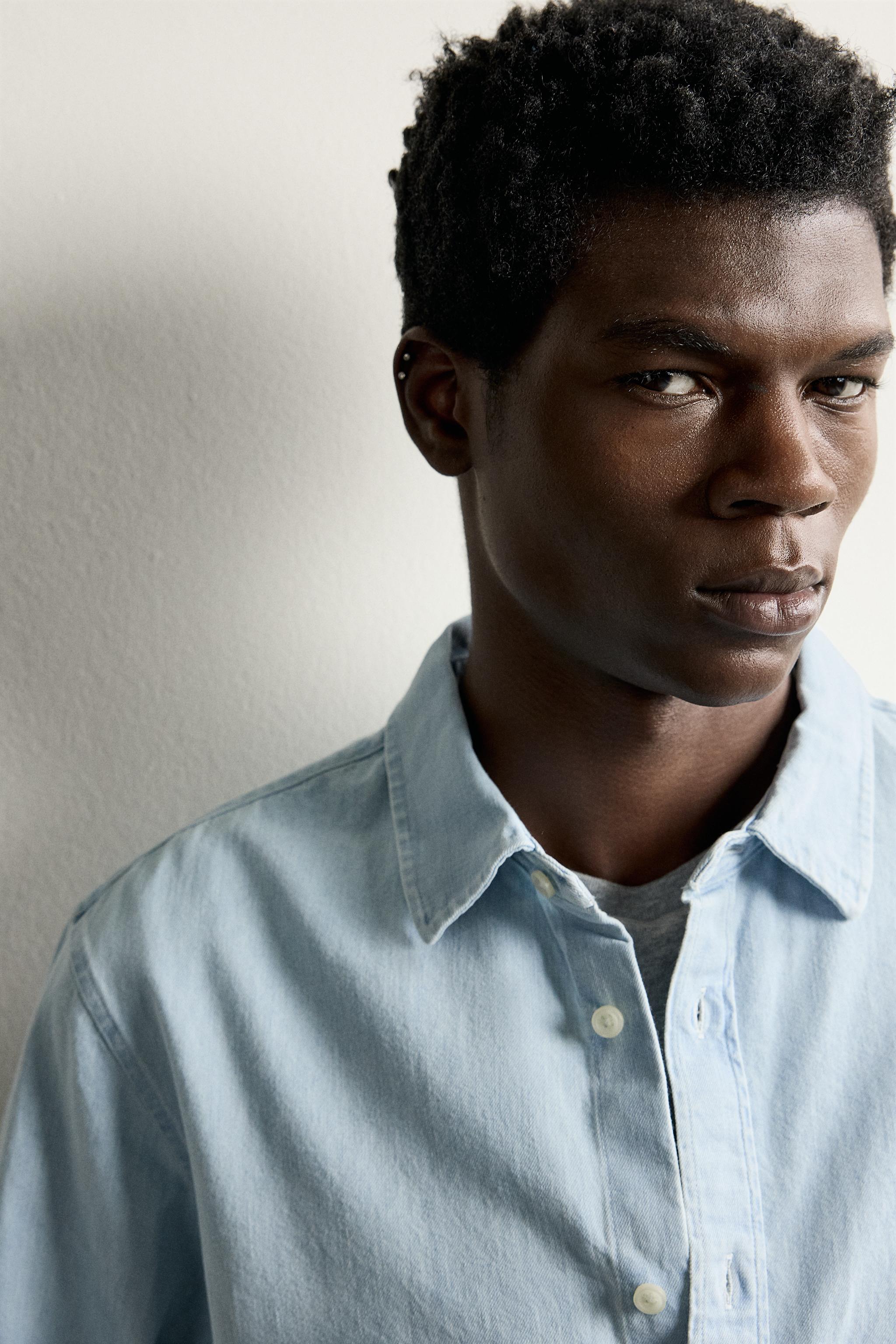 REGULAR FIT DENIM SHIRT