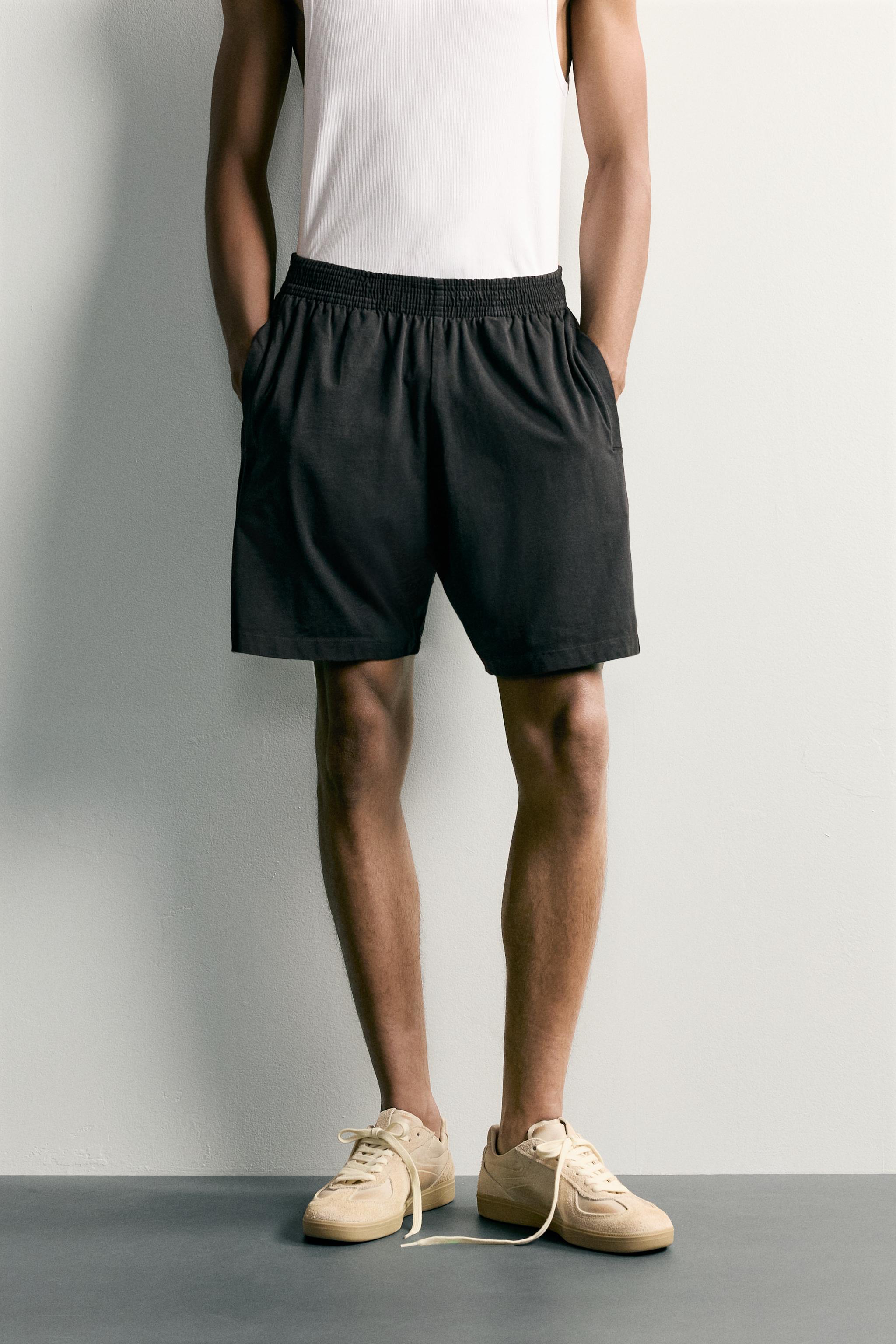 WASHED LIGHTWEIGHT SWEAT BERMUDAS