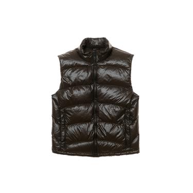 CHALECO PLUMÍFERO 100% PLUMA WATER REPELLENT - Chocolate de Zara