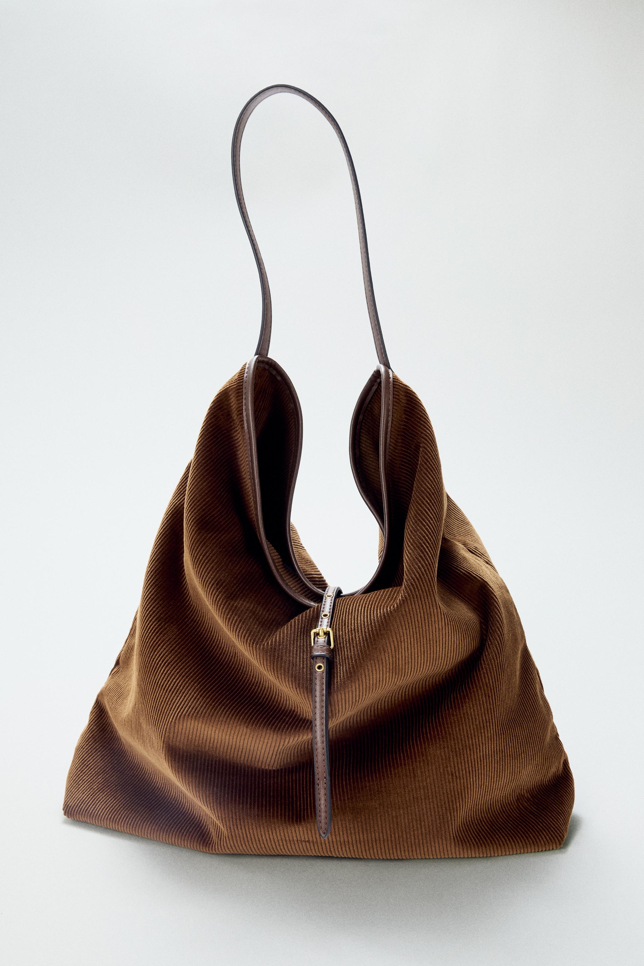 코듀로이 쇼퍼백