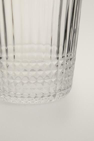 VERRE RELIEF GÉOMÉTRIQUE - Transparent de Zara - Image 3
