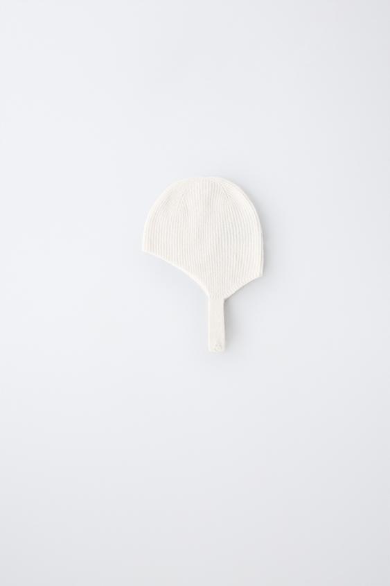 KNIT BONNET - Ecru by Zara - Image 0