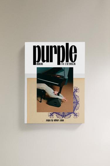 REVISTA PURPLE 44 - Preto / Cru da Zara
