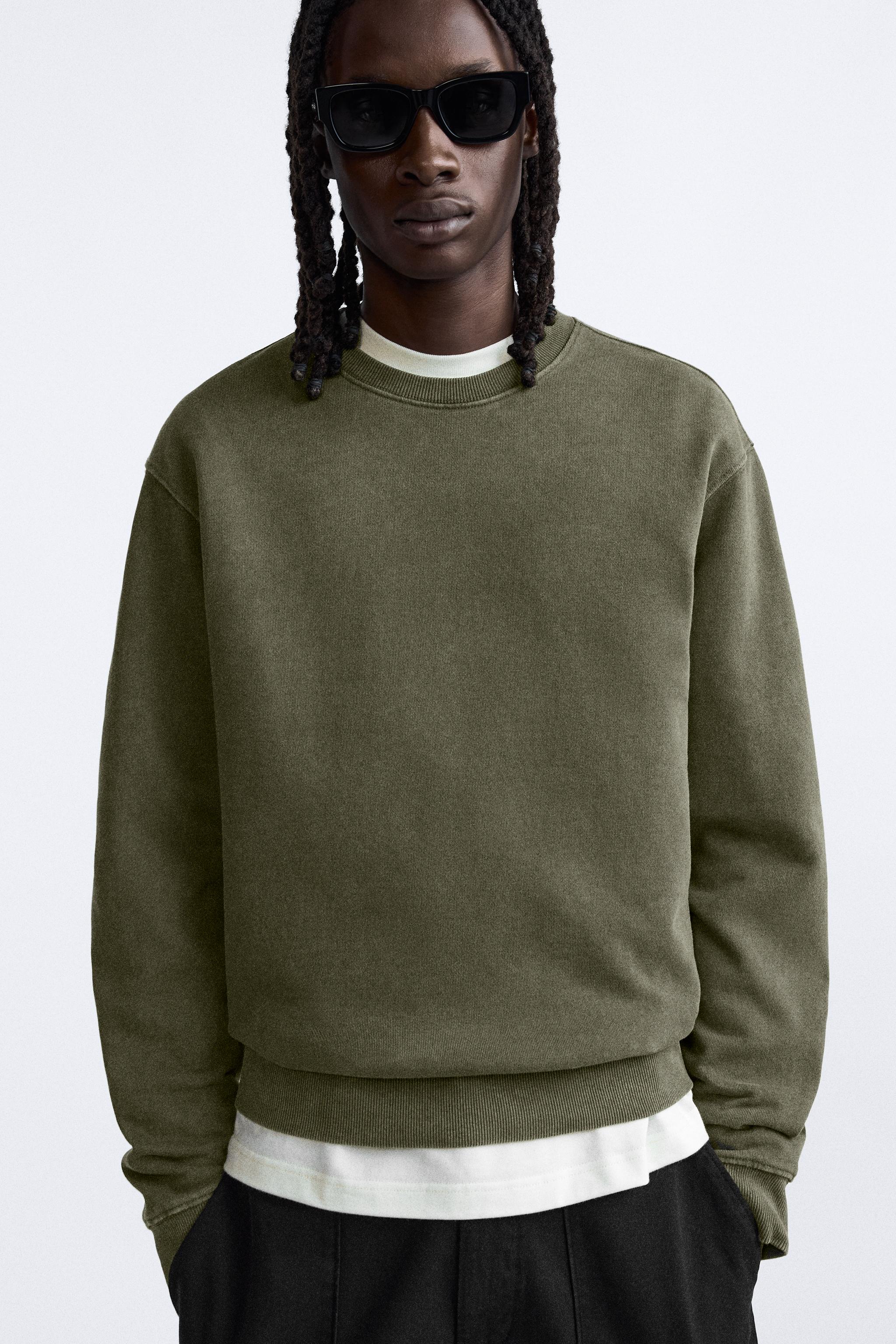 Washed crewneck online