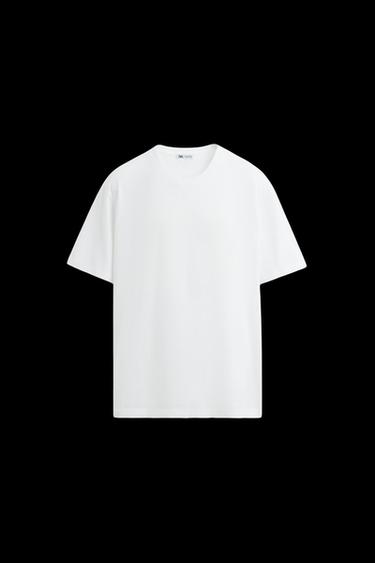 BASIC-T-SHIRT – MEDIUM WEIGHT - Weiß von Zara - Bild 0