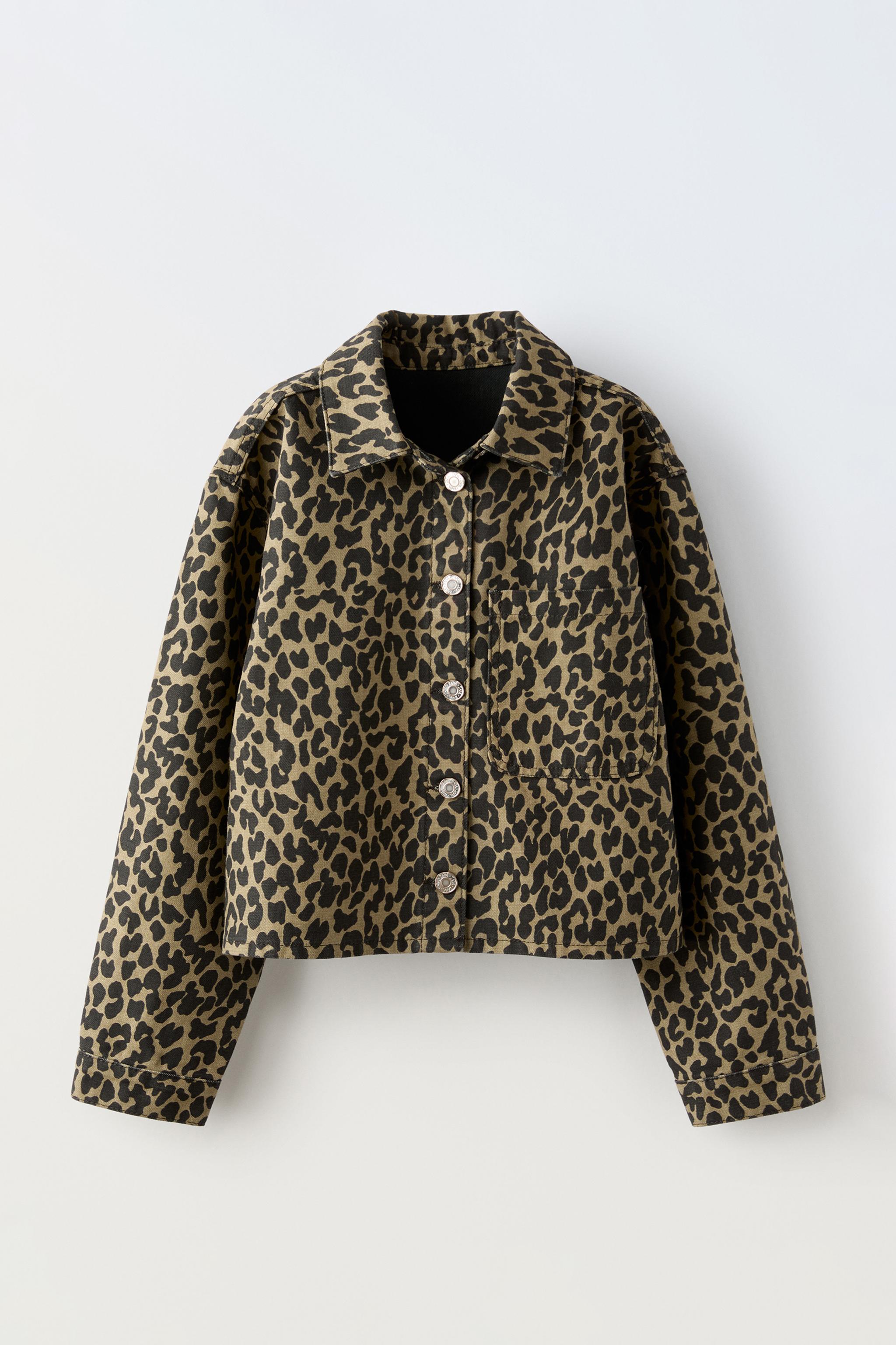 Chemise zara leopard sale