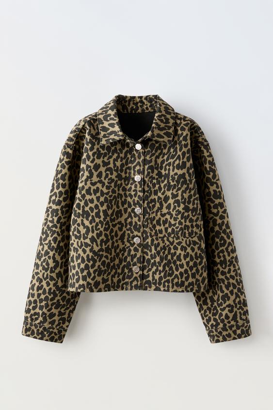 ANIMAL PRINT OVERSHIRT Leopard ZARA Australia