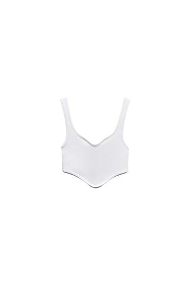 SEAMLESS CORSETRY-INSPIRED TOP