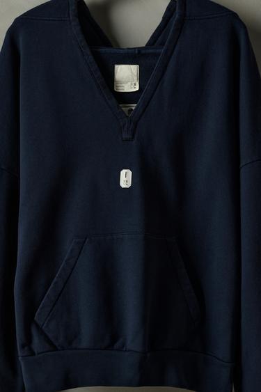 WASHED HOODIE X SR_A - Navy blue by Zara - Image 2