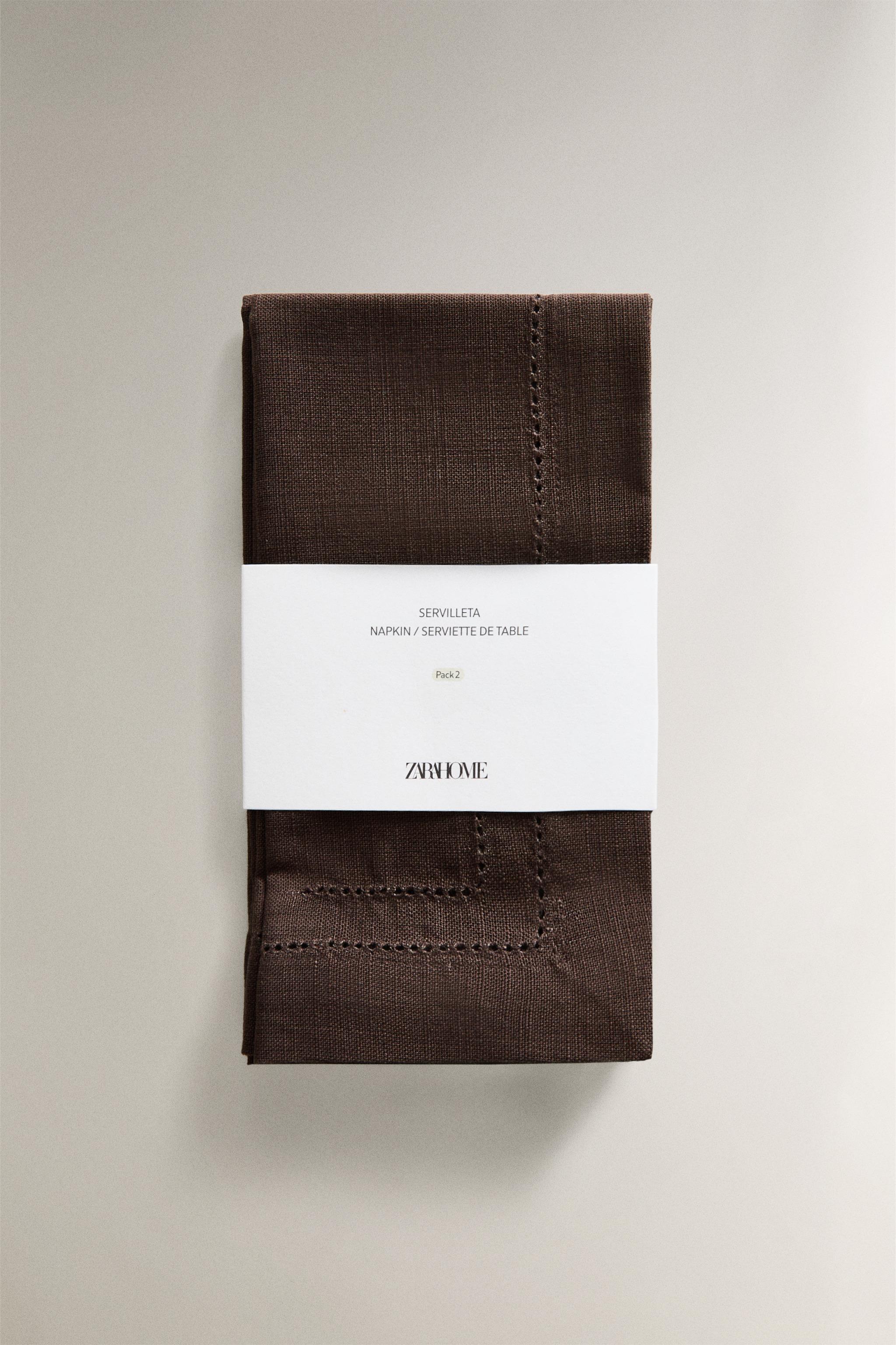 HEMSTITCHED COTTON NAPKIN PACK (PACK OF 2)