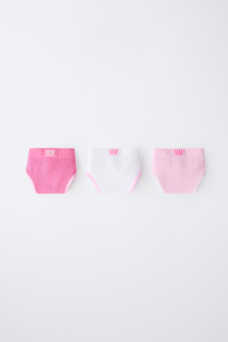 8-14 AÑOS/ PACK TRES BRAGUITAS SEAMLESS
