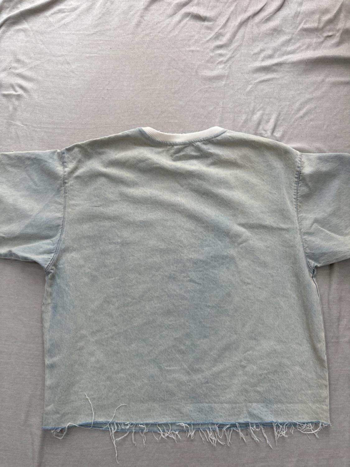 CROPPED DENIM SWEATSHIRT - Image 3