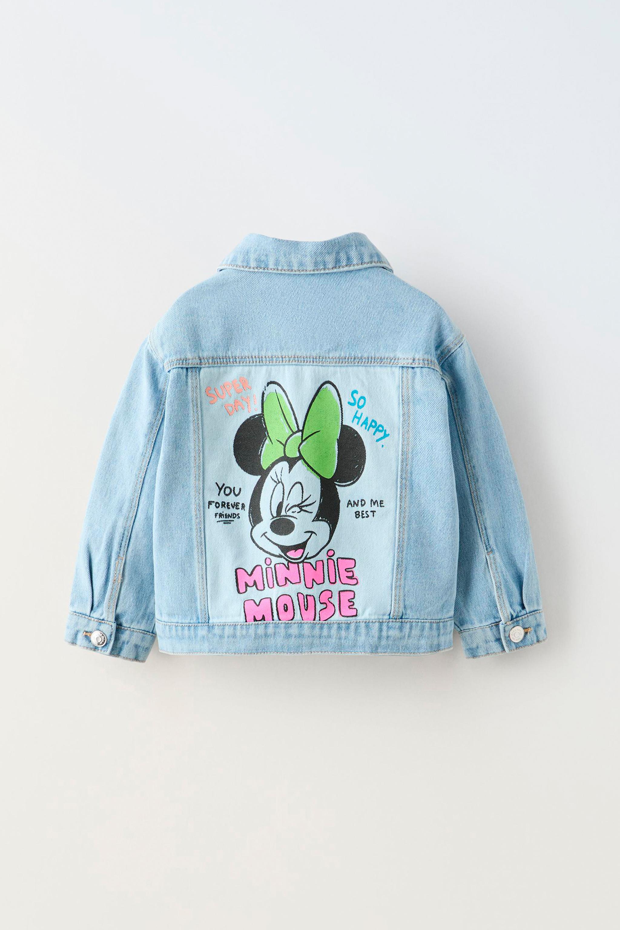 Mickey mouse jean jacket zara on sale