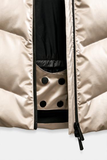 WATER-RESISTANT WINDPROOF DOWN JACKET RECCO® TECHNOLOGY SKI COLLECTION - Gold by Zara - Image 13