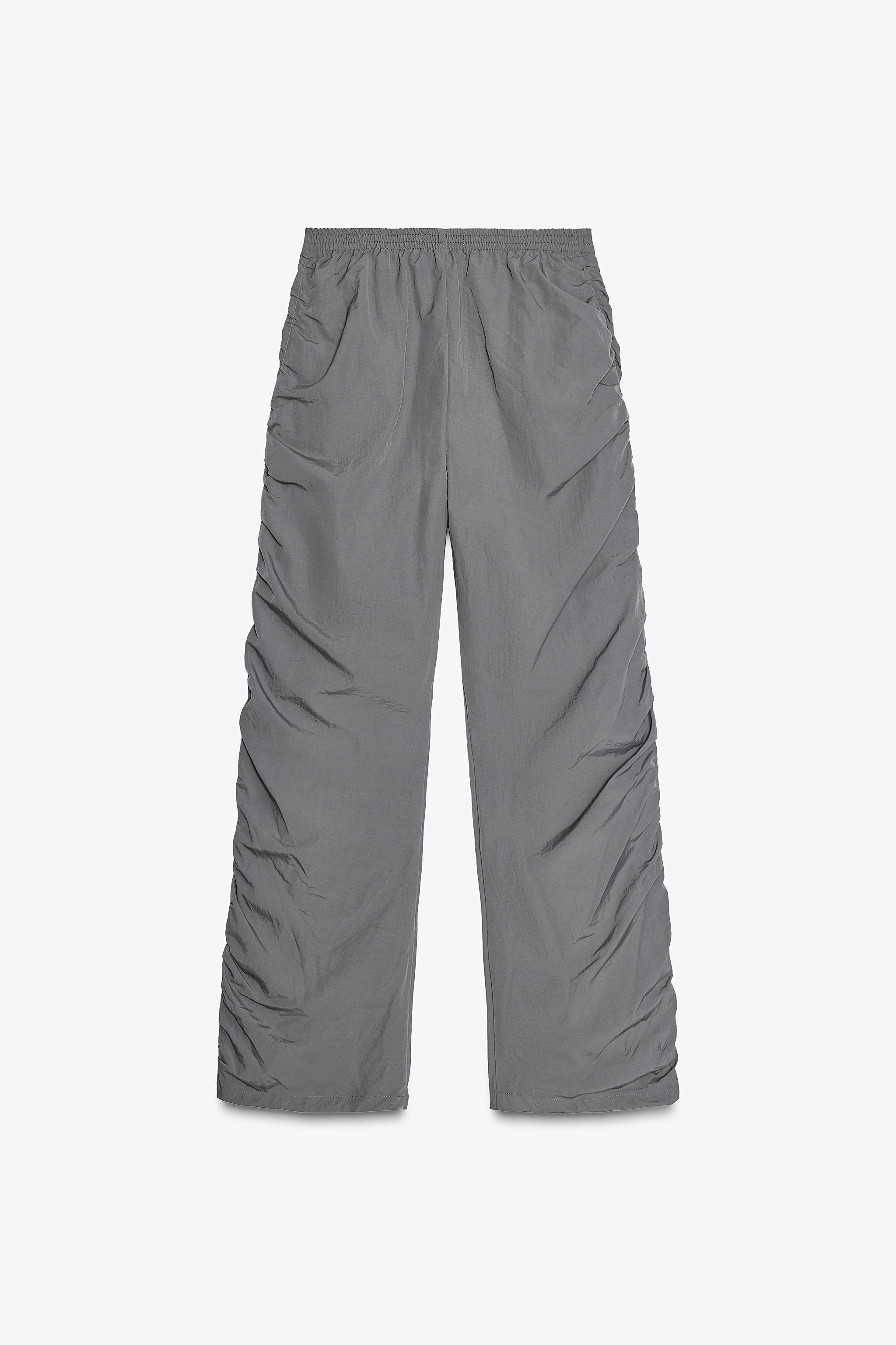 ZARA FULL LENGTHナイロンパンツ - メルカリ
