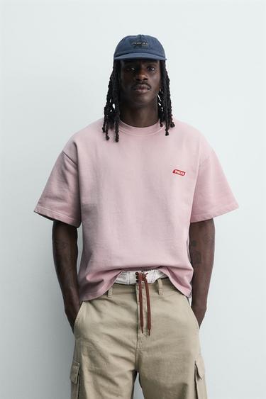 SWEAT COUPE DÉCONTRACTÉE PUKAS SURF X ZARA - Rose pastel de Zara