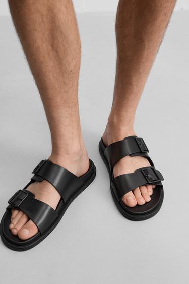 DOUBLE-STRAP SANDALS - Black by Zara - Image 3