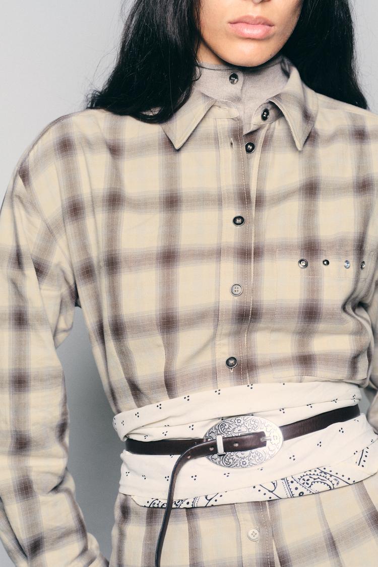 CAMISA CUADROS TACHAS