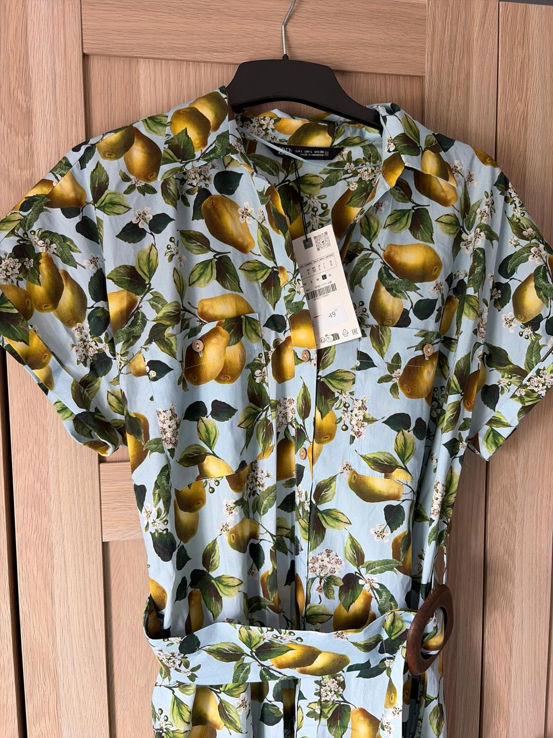 FRUIT PRINT MIDI DRESS - Image 3