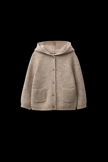 WOOL AND CASHMERE JACKET - Tan marl by Zara - Image 0