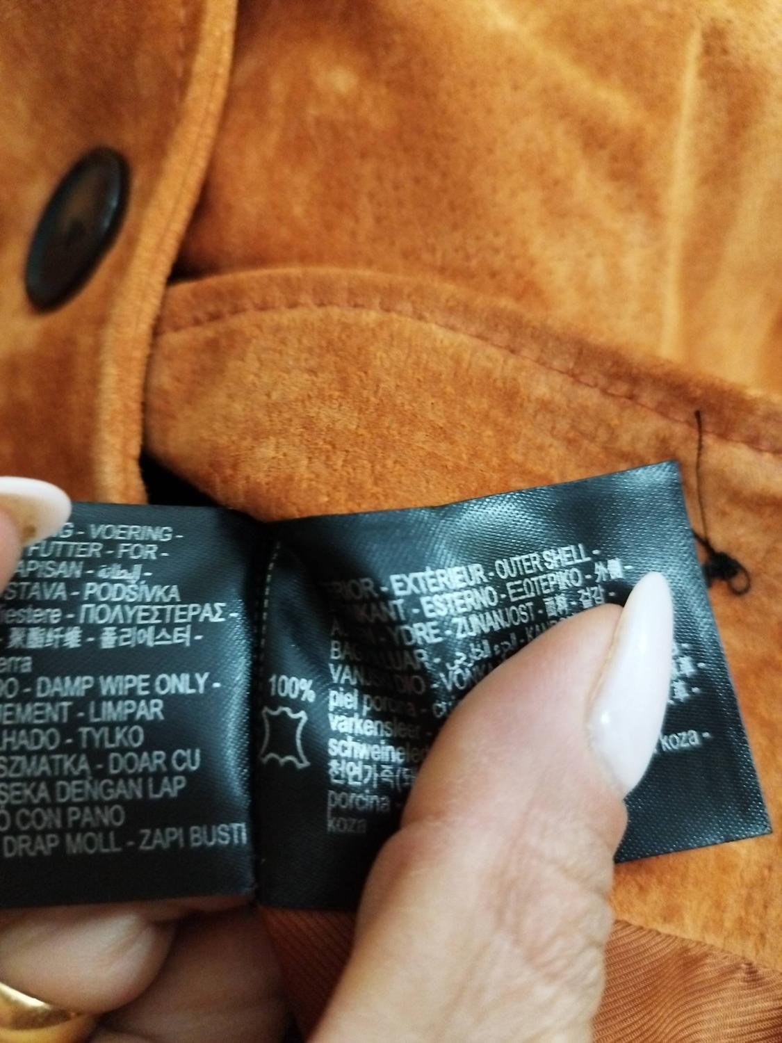 100% LEATHER SUEDE JACKET - Image 6