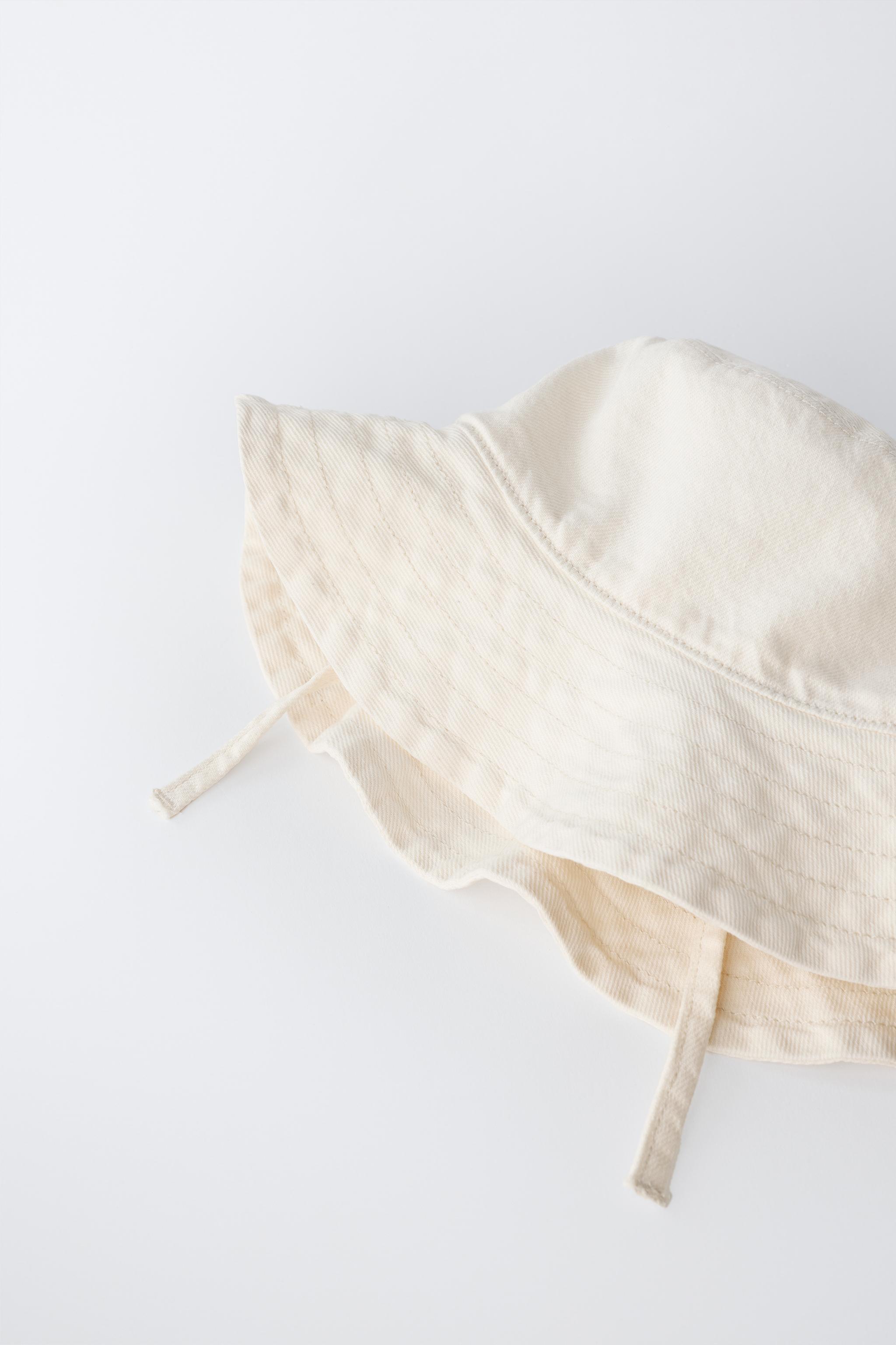Детские головные уборы Zara TWILL BUCKET HAT — фото 3