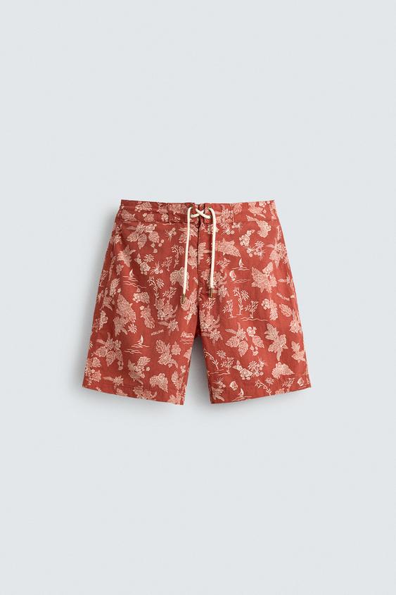 LONG FLORAL PRINT SWIMSUIT from Zara - $39.90
