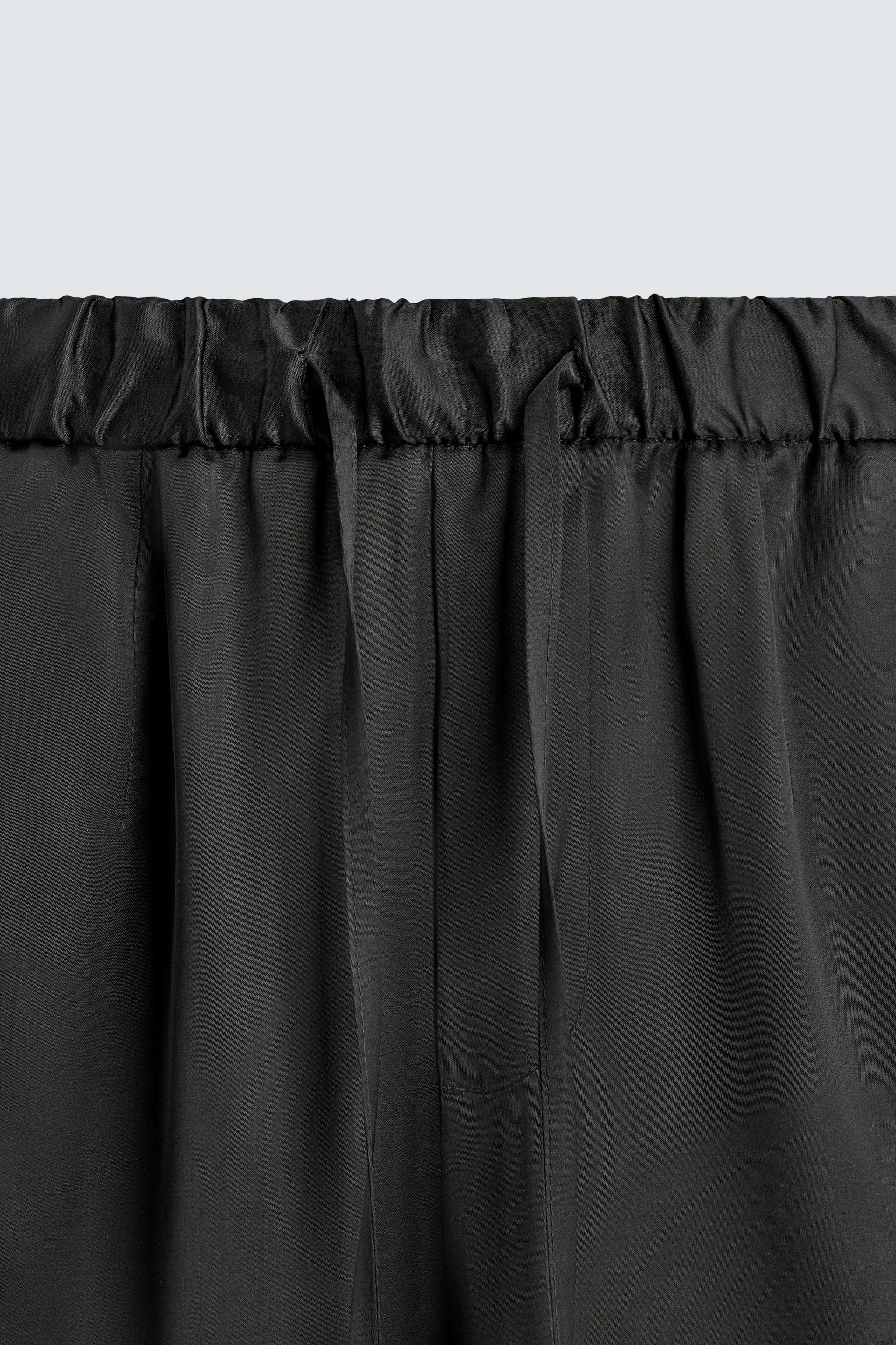 PANTALON JOGGING FLUIDE À TAILLE ÉLASTIQUE