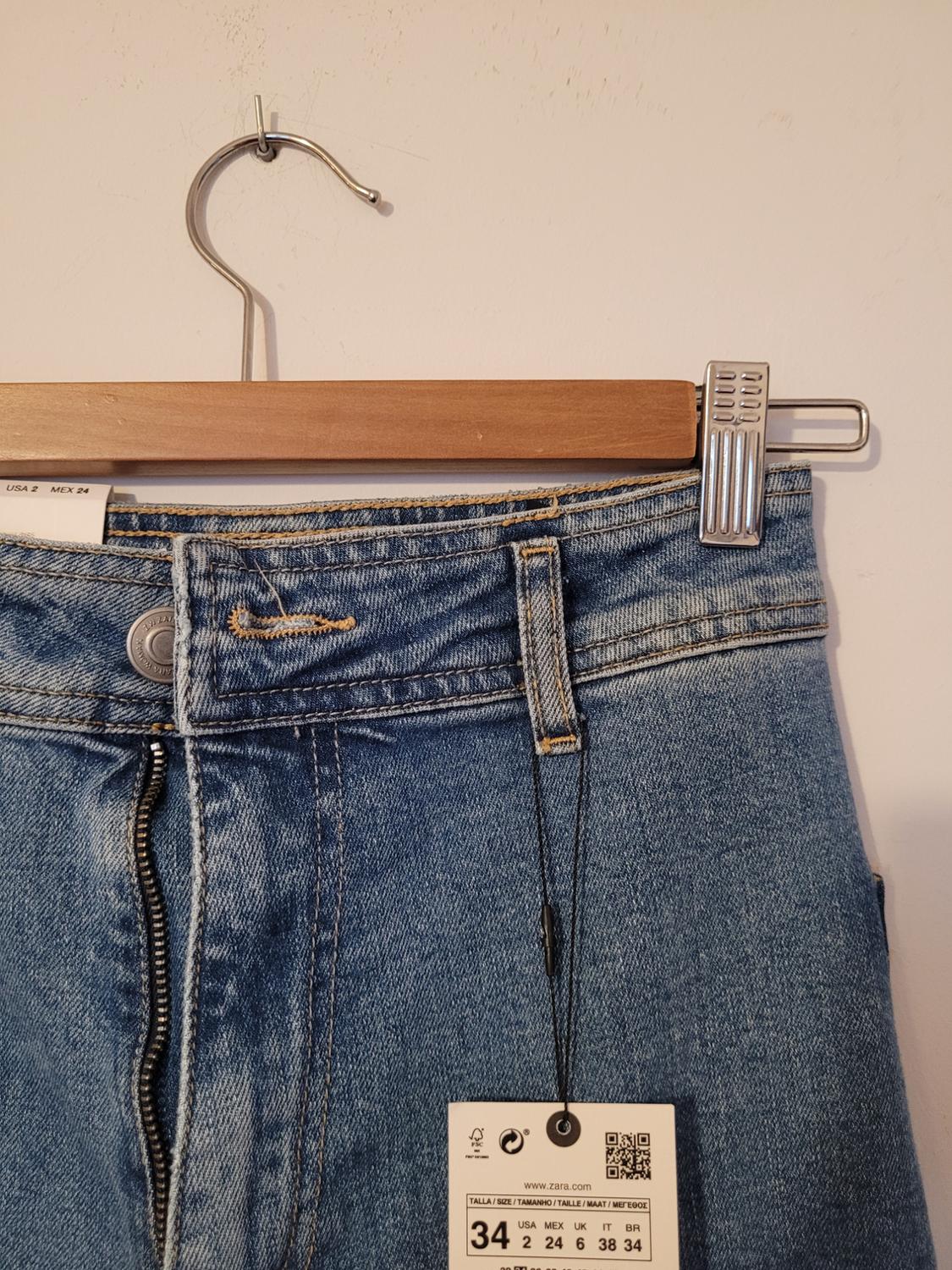ZW MARINE STRAIGHT-LEG HIGH-WAIST JEANS - Image 3