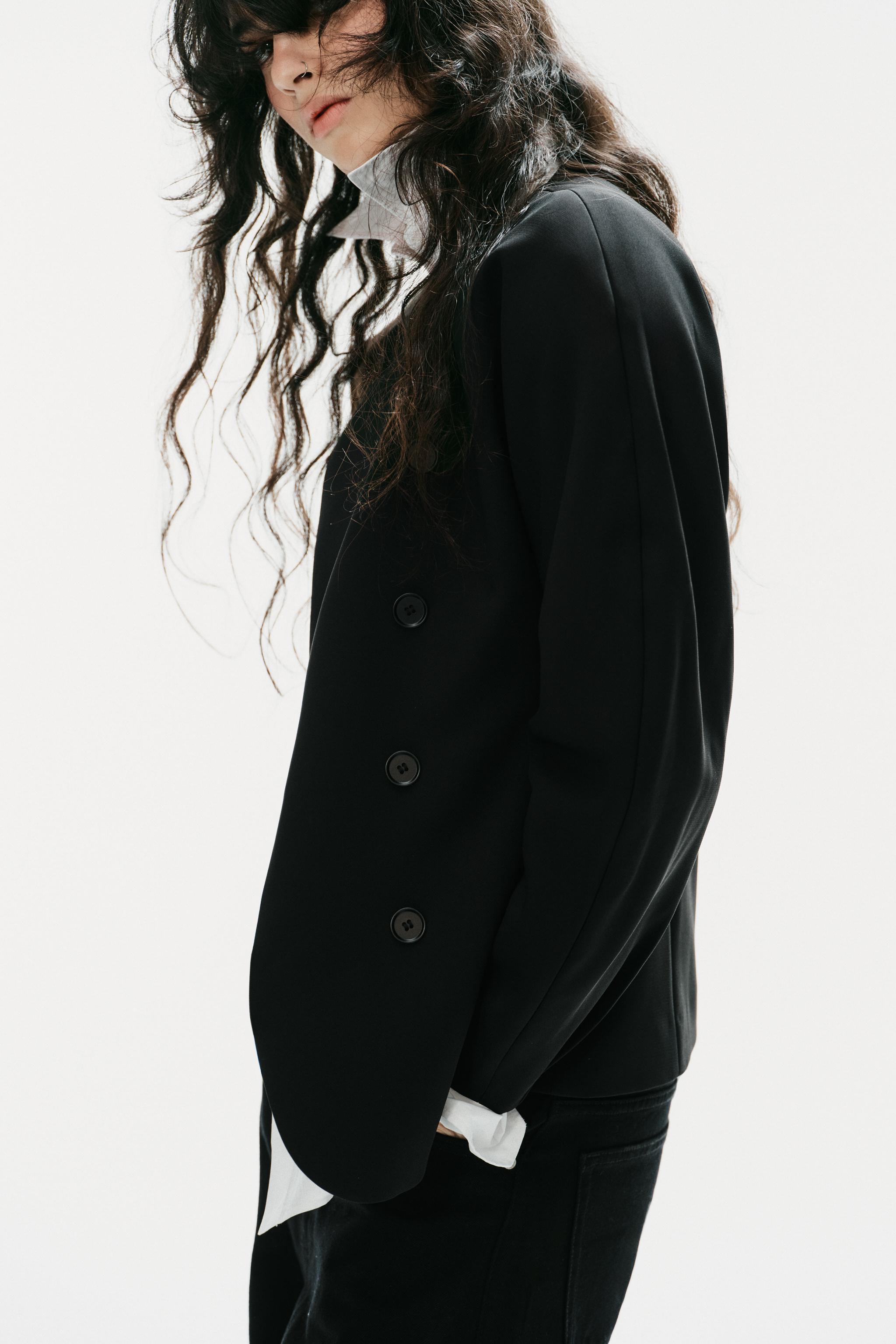 VESTE CROISÉE VOLUME