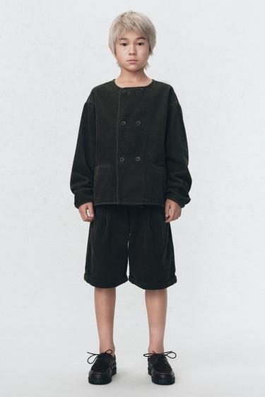 BERMUDAS DE PANA SOSHIOTSUKI x ZARA - Verde de Zara