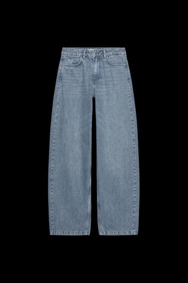 BAGGY MID-WAIST JEANS - Indigo by Zara - Image 0