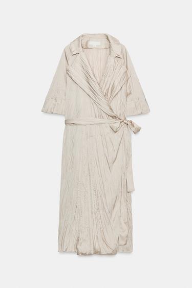 ROBE PLISSÉE AVEC CEINTURE ZW COLLECTION - Cave de Zara - Image 6