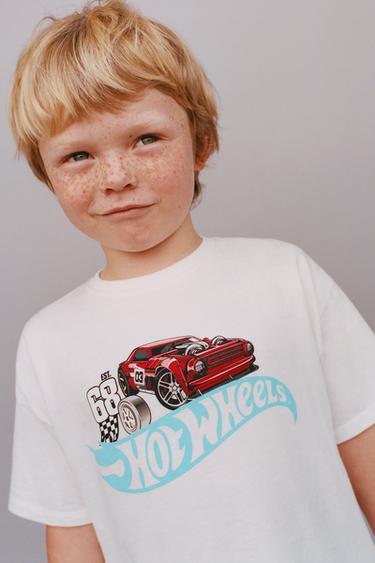 CAMISETA ESTAMPADA HOT WHEELS ™ MATTEL - Branco-marfim da Zara