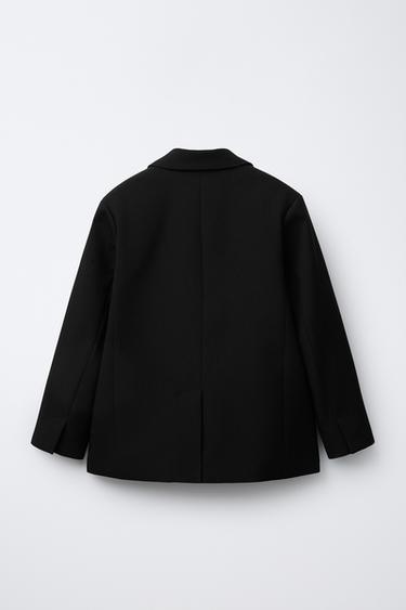 BASIC BLAZER - Black by Zara - Image 1