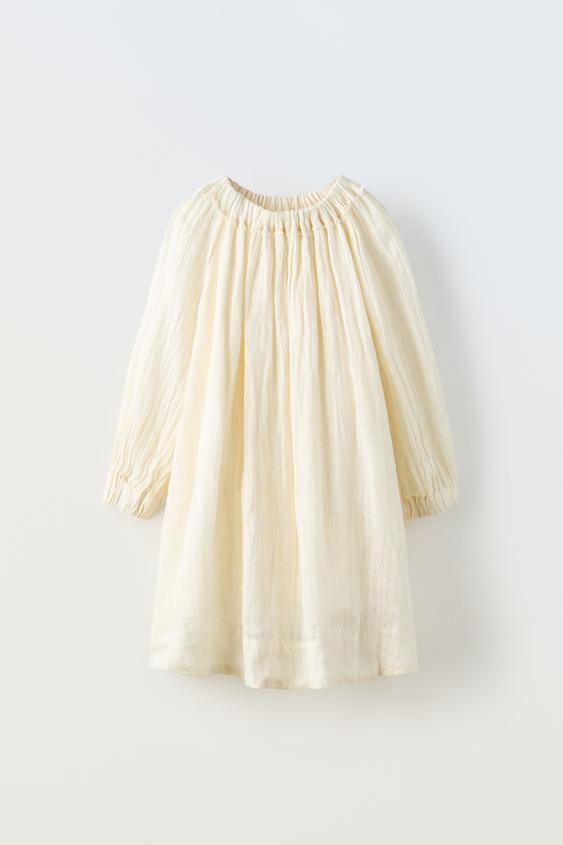 TEXTURED DRESS - Sand | ZARA United States