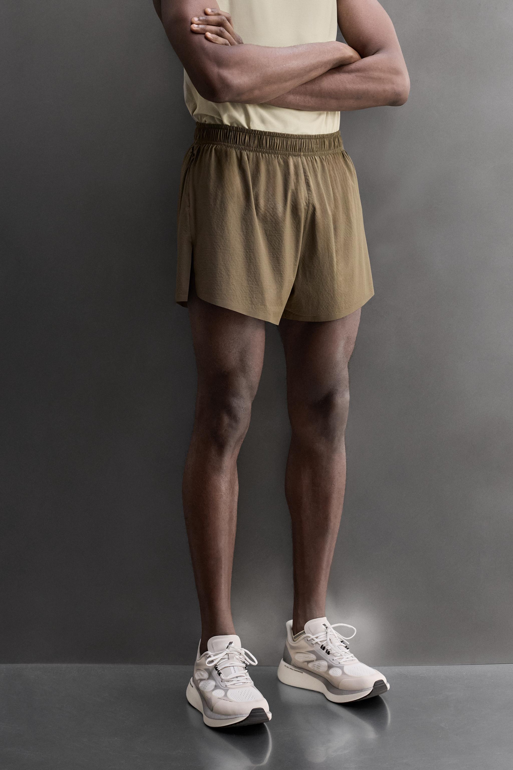 3" LIGHTWEIGHT RUNNING SHORTS — Mid-green