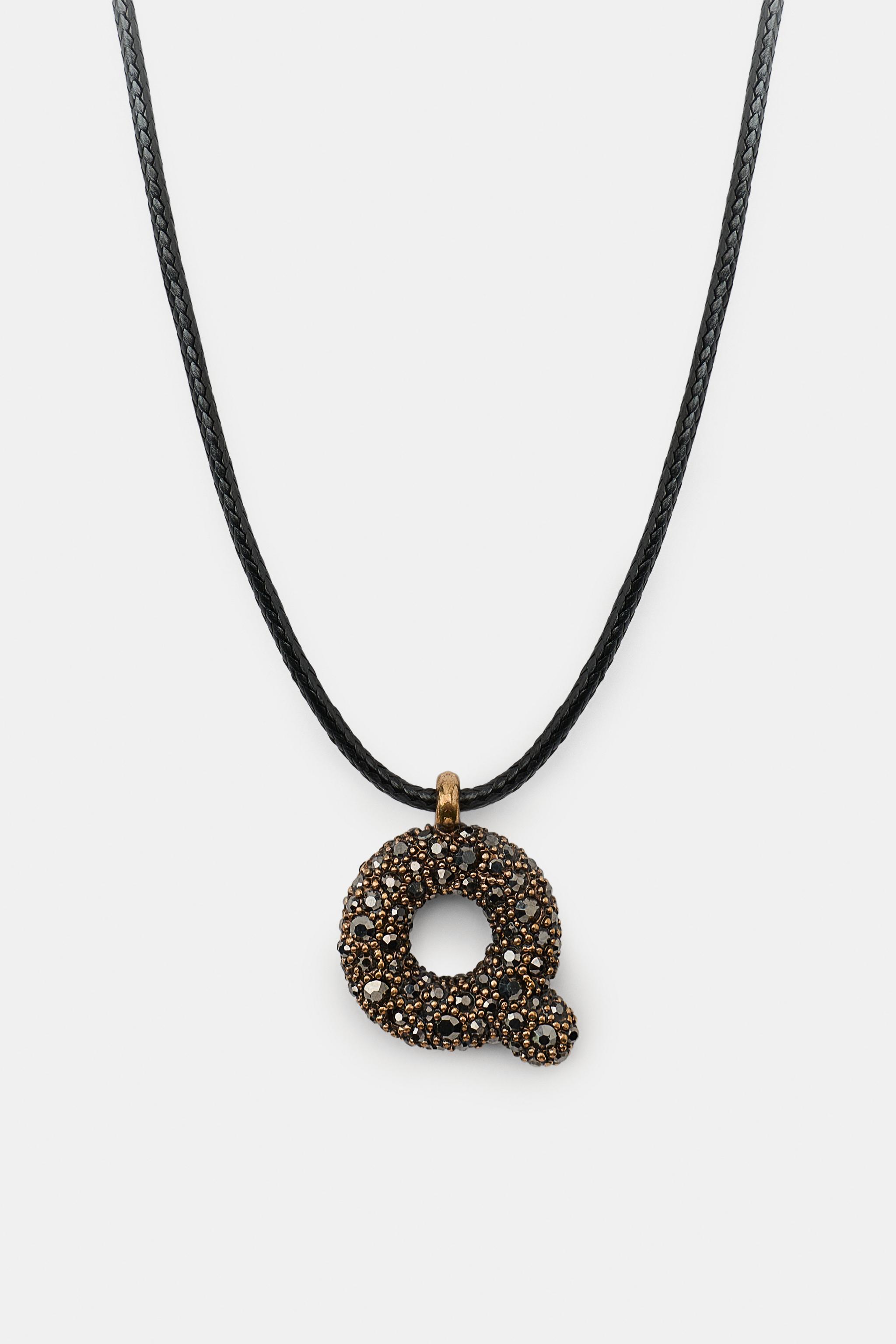 LETTER CORD NECKLACE