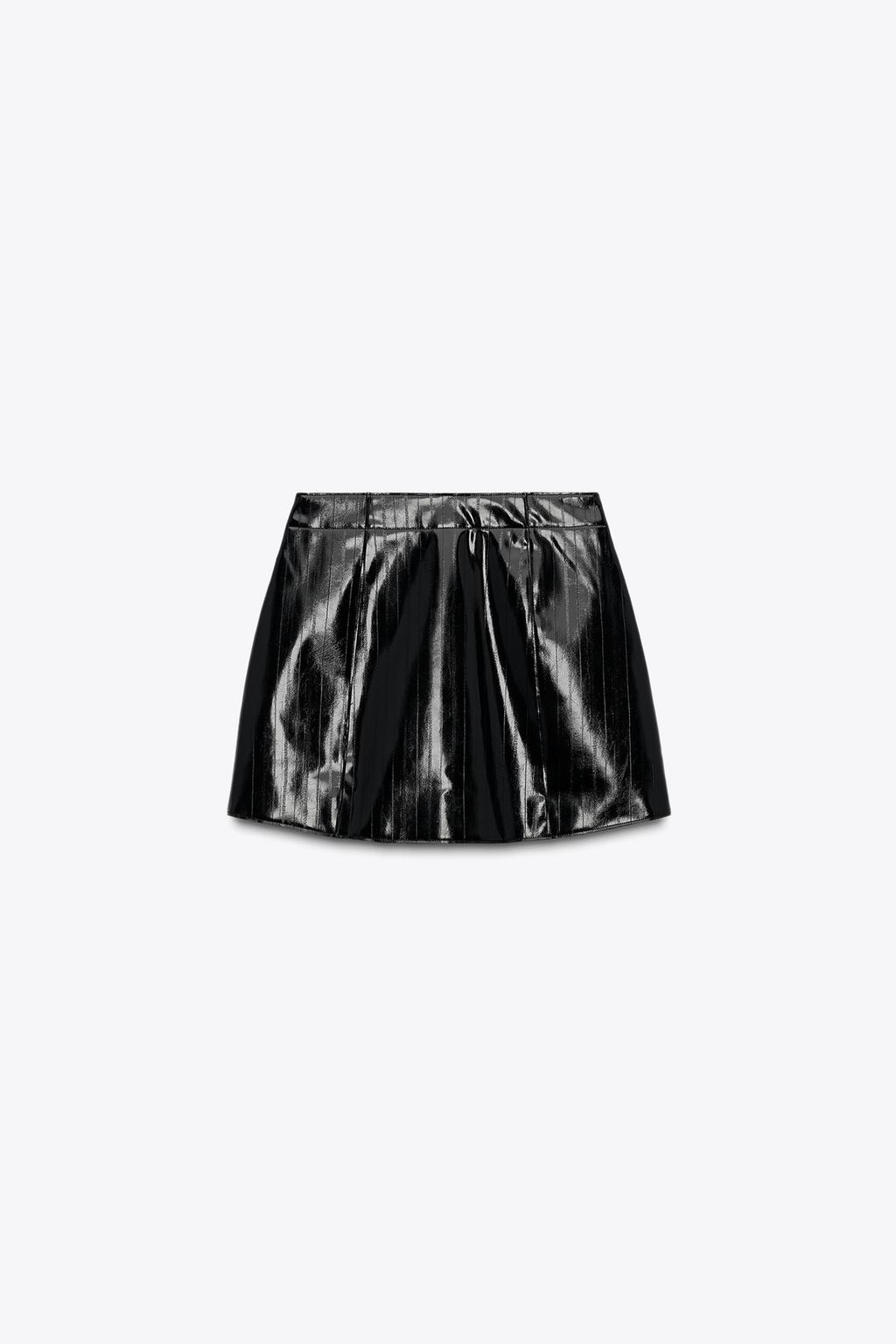 Thumbnail image for ZW COLLECTION LEATHER EFFECT SHORT SKIRT
