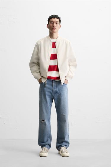 Zara 輕便飛行員外套 - 裸色