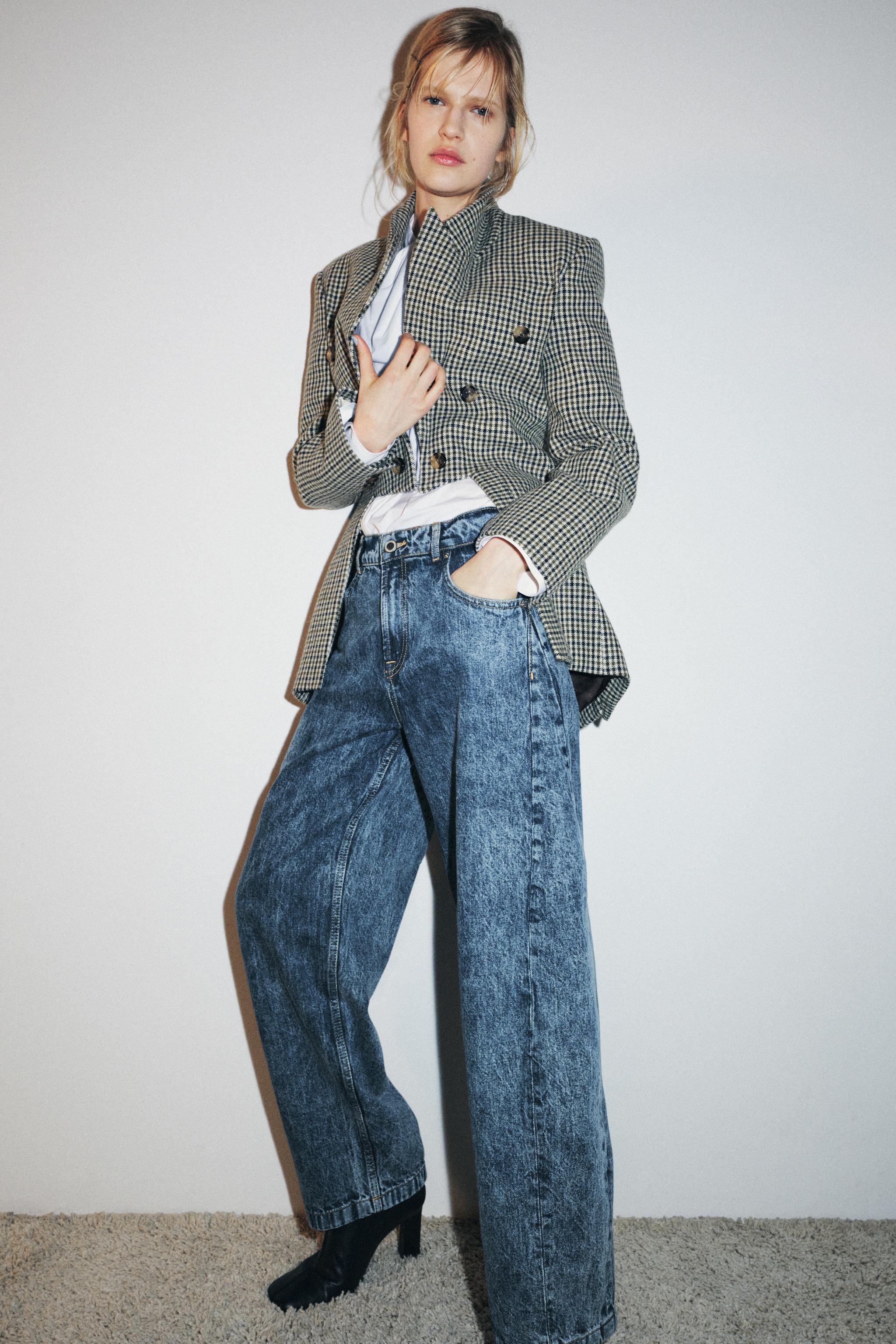 ZW COLLECTION BALLOON HIGH-WAIST JEANS