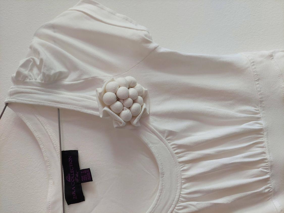 WHITE SHIRT WITH FLOWER - Image 2