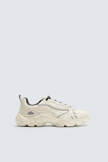 CHUNKY SOLE SNEAKERS - White by Zara