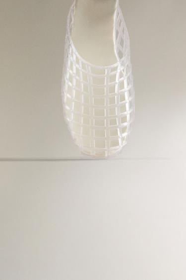JELLY MULE SLIPPERS - White by Zara - Image 4