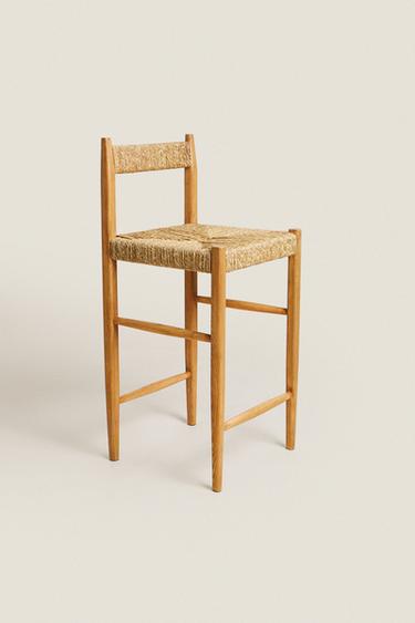 ASH BAR STOOL - Light beige by Zara - Image 1