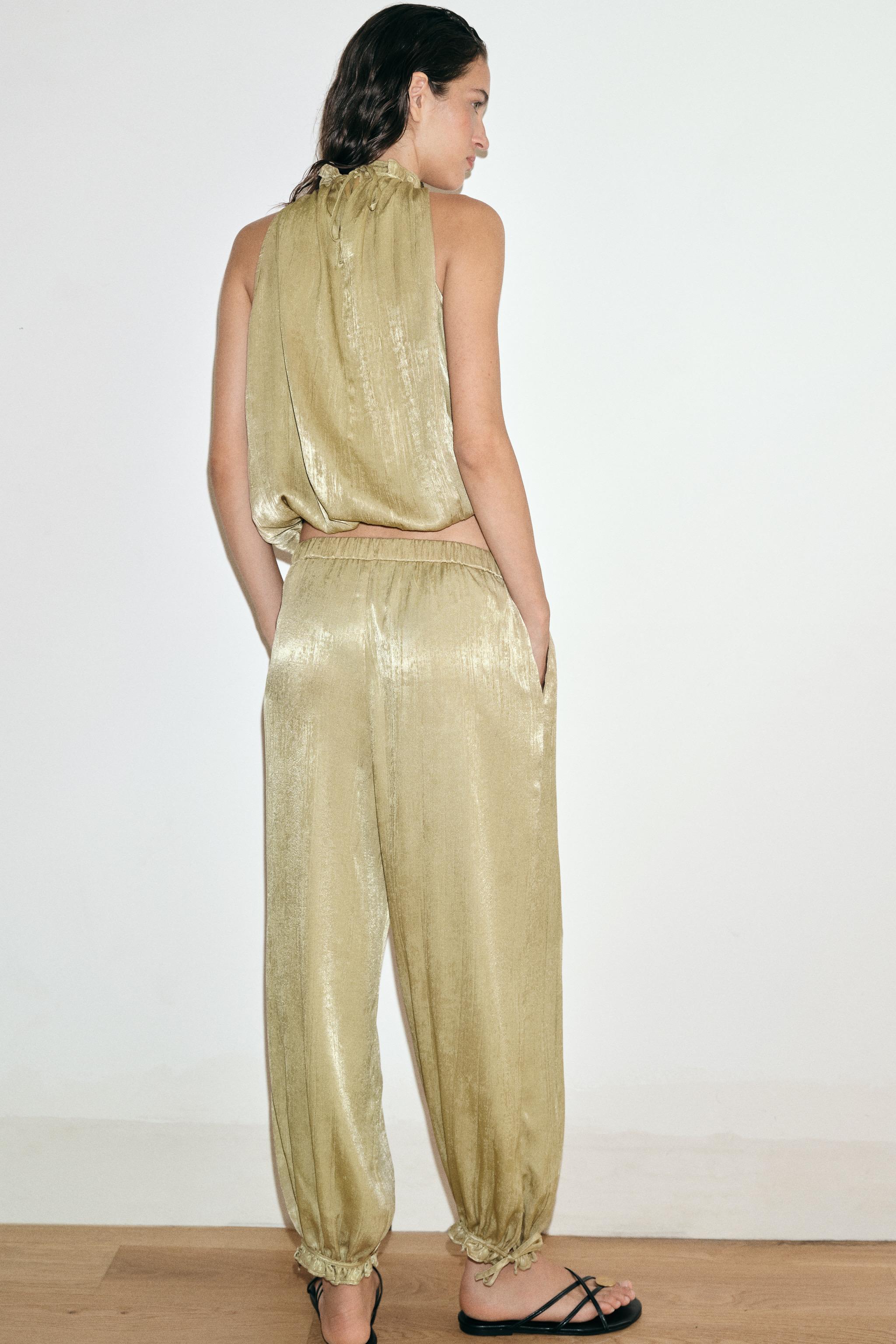 ELASTIC WAISTBAND BLOOMER PANTS