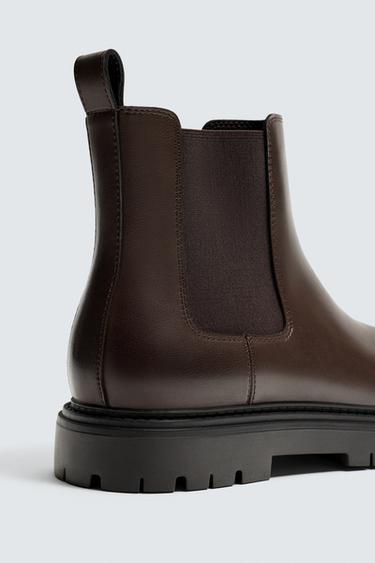 CHUNKY CHELSEA BOOTS - Brown de Zara - Image 2